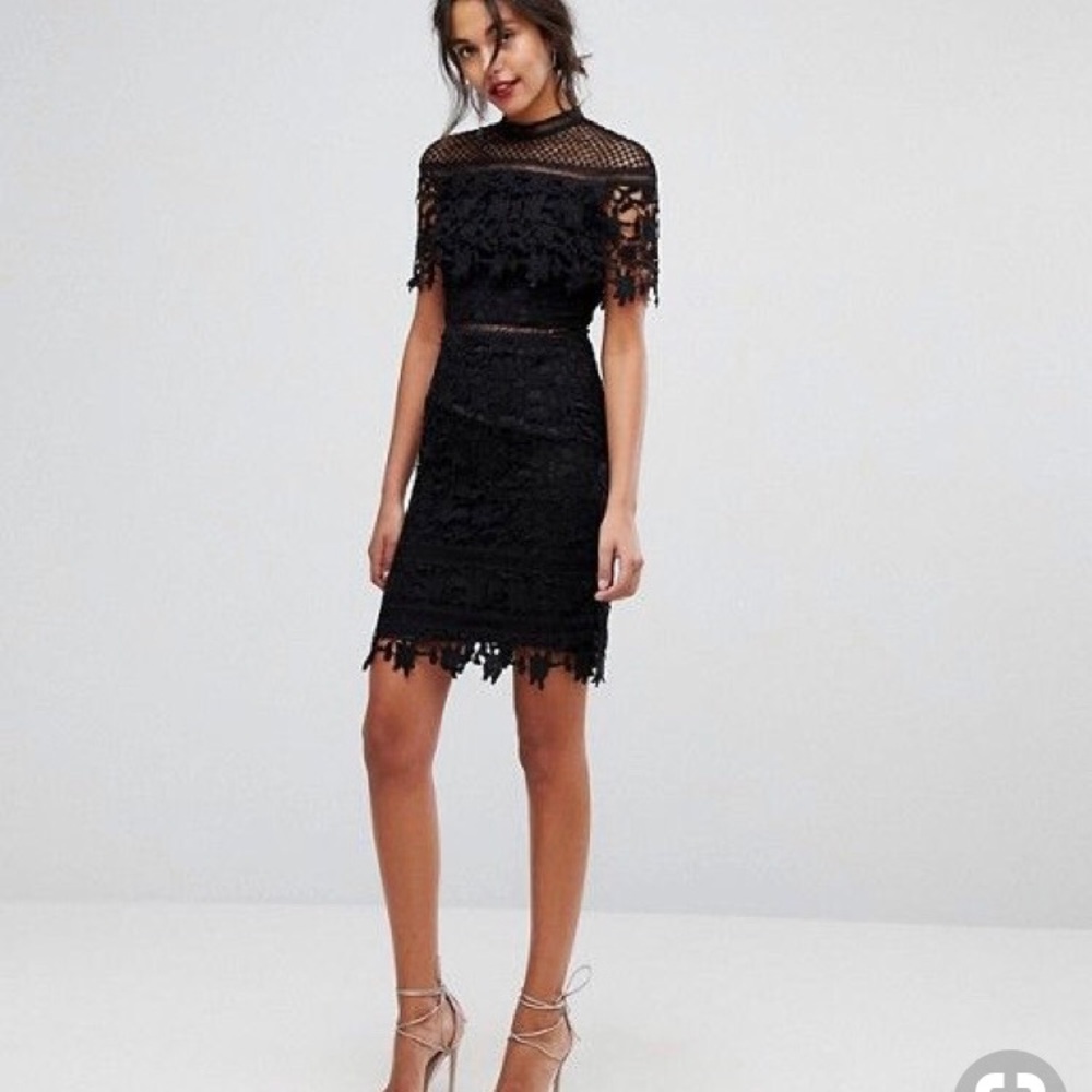 ASOS Black Lace Dress - Picture 1 of 11